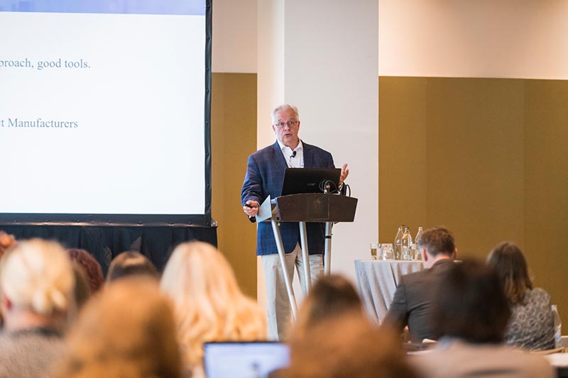 Ken Bubeck presenting at the 2018 edition of the Regulatory Summit