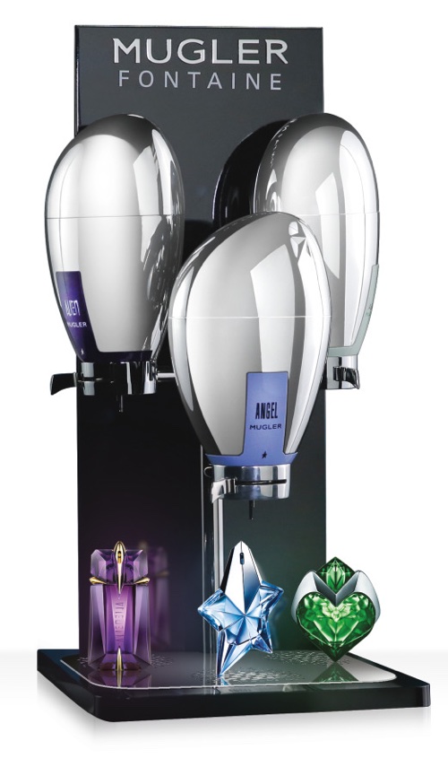 Mugler revamps refillable station for signature scents