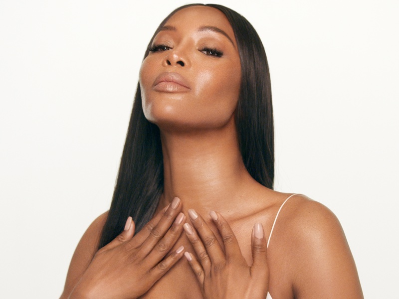 Naomi Campbell for Pat McGrath Lab's debut skin care launch