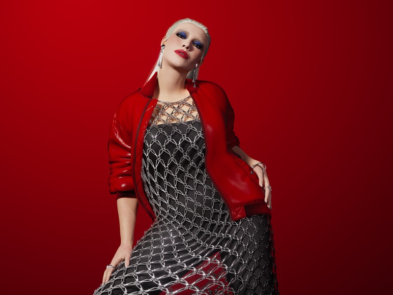 Digital brand ambassador Maxine is a visual representation of Powermatte's Dragon Girl lipstick