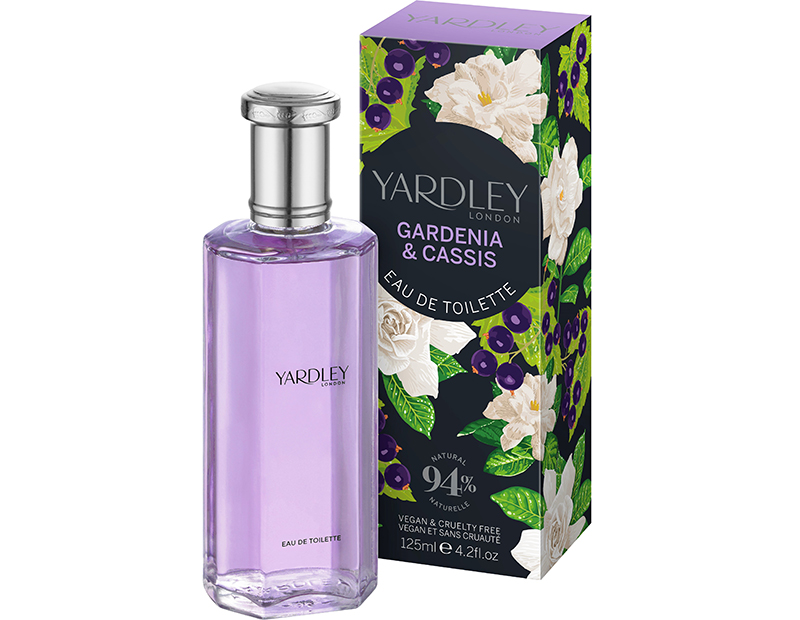 New Yardley London fragrance: Cassis & Gardenia