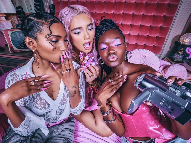 Pink Friday Nails campaign imagery
