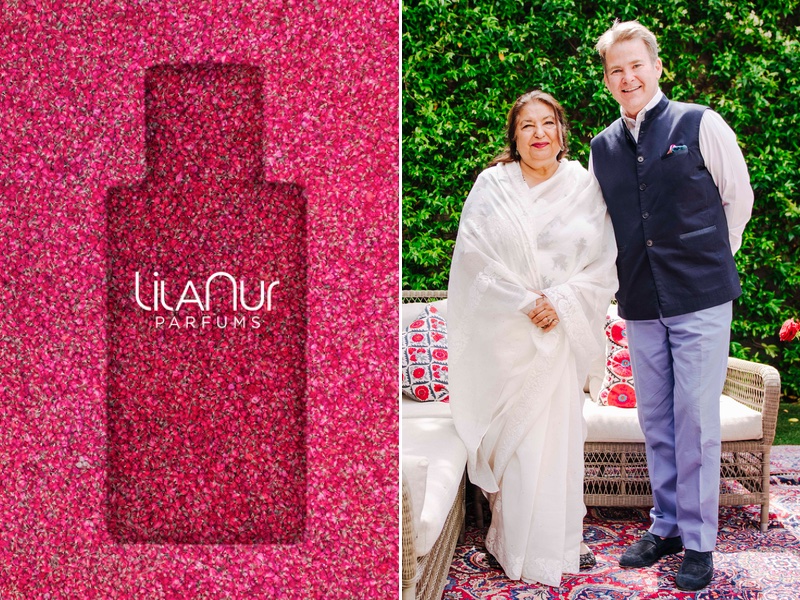 LilaNur Parfums co-founders Anita Lil and Paul Austin 