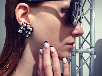 Orly inspired by classic French manicure at LFW SS16