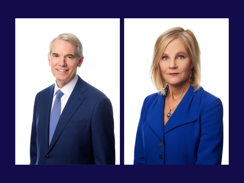 The appointment of former US Senator Portman (left) and WWF's Bonini (right) to P&G's board is with immediate effect