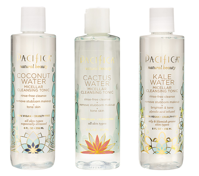 Pacifica presents natural and vegan micellar cleansing tonics