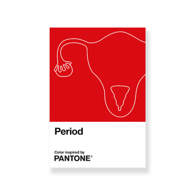 Pantone releases 'dynamic' Period red to normalise menstruation in partnership with Intimina brand