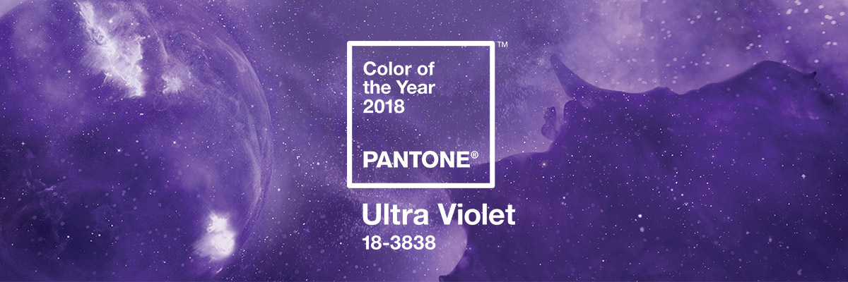 Pantone's colour of the year 2018 is Ultra Violet purple 