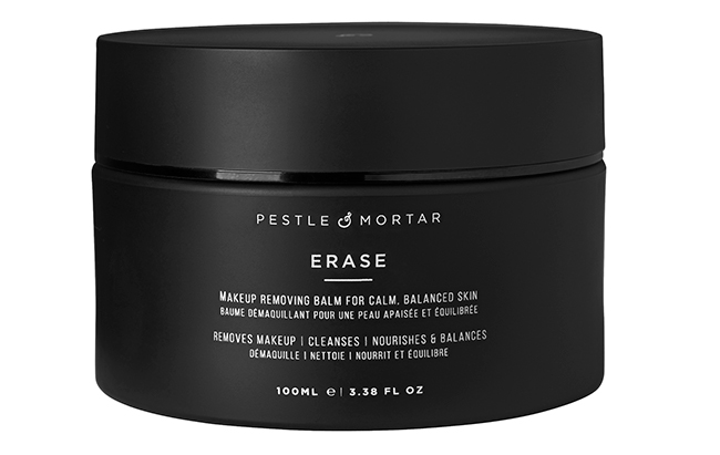 Pestle & Mortar Erase removes makeup and primes skin 