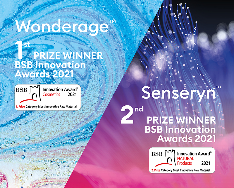 Provital’s active ingredients, Wonderage and Senseryn, win in 2021 BSB Innovation Awards