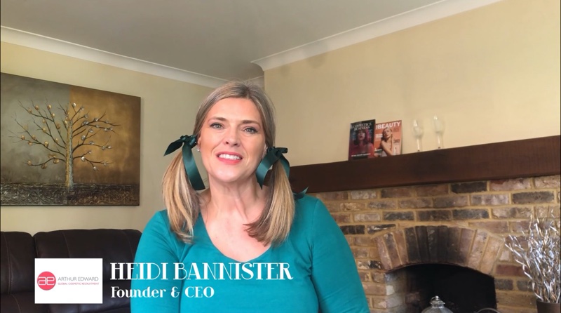 Heidi Bannister, Arthur Edward Recruitment CEO, joined the virtual ceremony to crown the winner of the Best New Eye Product