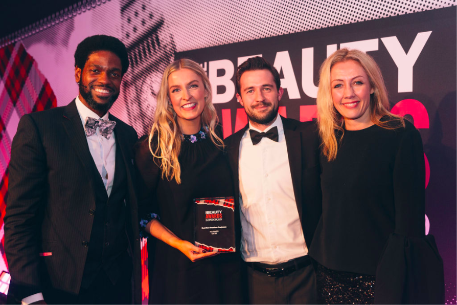 CPL's Sam Pringle joined the stage to present an award at the 2019 Pure Beauty Awards