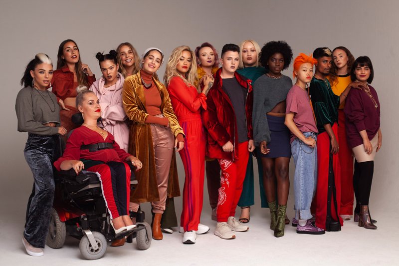 Rimmel brand ambassadors including Rita Ora showed up to support the campaign 