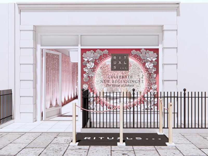 The new pop-up invites customers to discover the beauty of the sakura blossom via immersive experiences