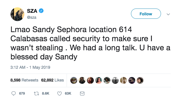 Sephora shuts down US stores for diversity training after SZA incident 