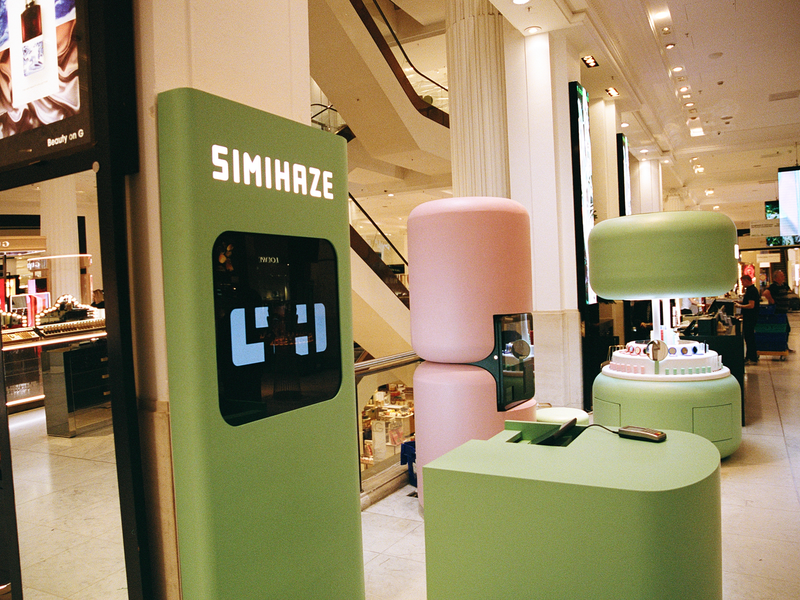Simihaze Beauty's pop-up at Selfridges flagship store in London