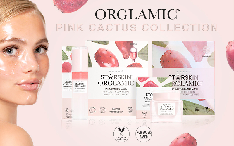 Starskin debuts its Orglamic Pink Cactus series 