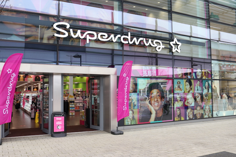 Superdrug’s Peterborough store located in the town’s Serpentine Green Shopping Centre