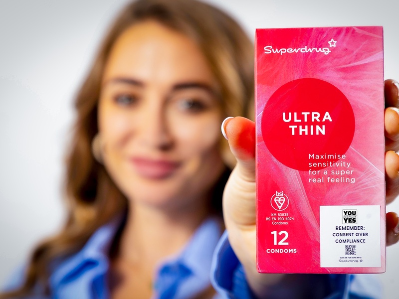 Superdrug is adding consent warning messages on the packaging of its own-brand condoms