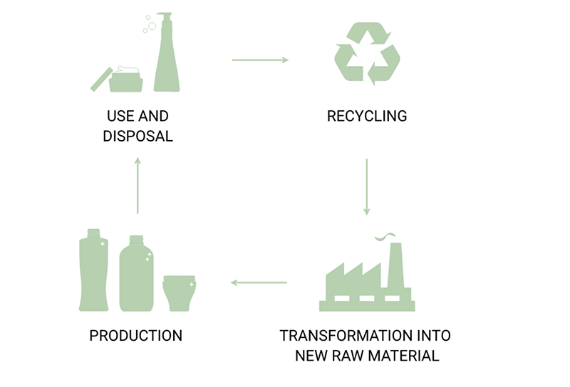 Sustainable packaging: Recycled polymers
