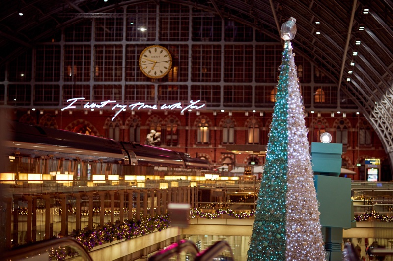 Tiffany and Co. creates sensual experience with new Christmas tree pop-up