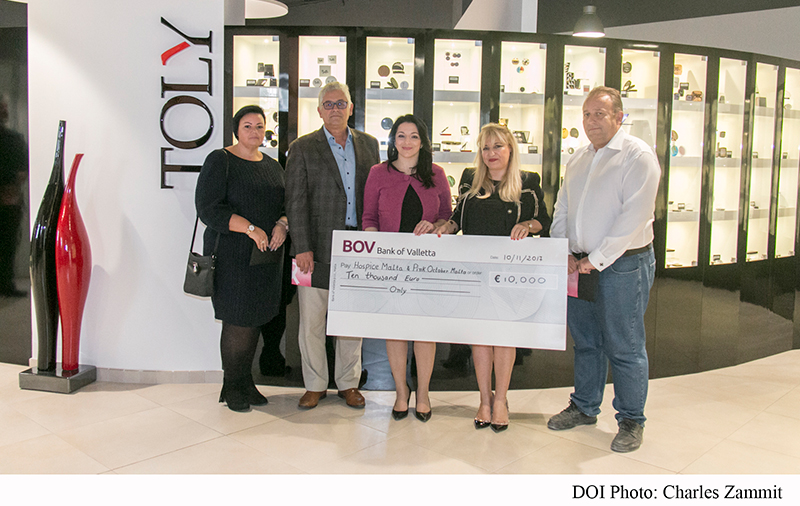 Toly donates €10,000 to support Breast Cancer Awareness 