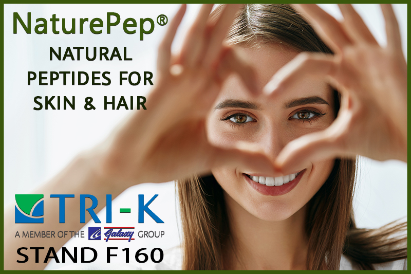 TRI-K launches two new natural peptides for skin and hair