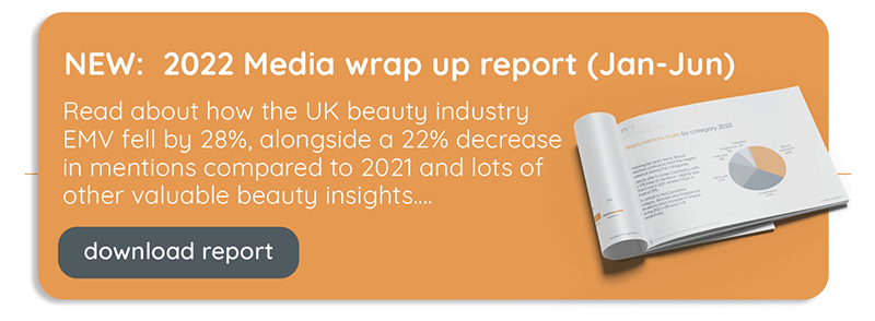 UK Beauty Editorial Coverage is Down 22% in 2022
