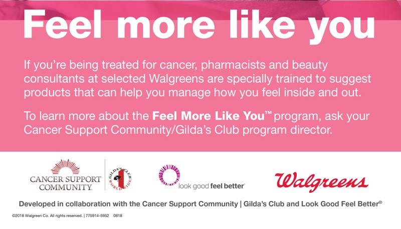 Walgreens helps cancer patients cope with physical changes through new programme

