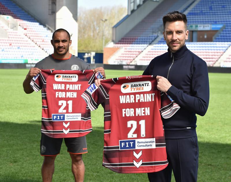 War Paint continues fight against men's mental health stigma with Wigan Warriors  