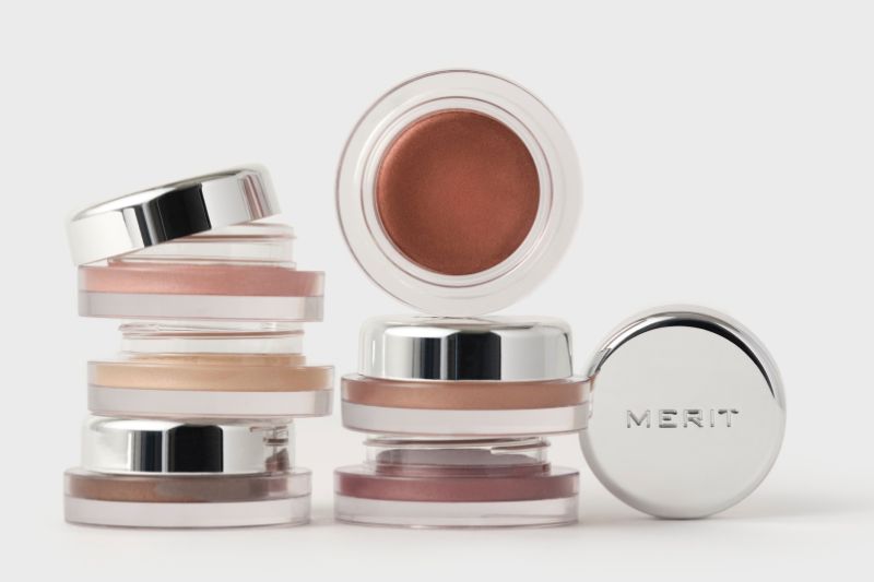 Merit's new SoloShadow Sheen launched in six micropearl shades