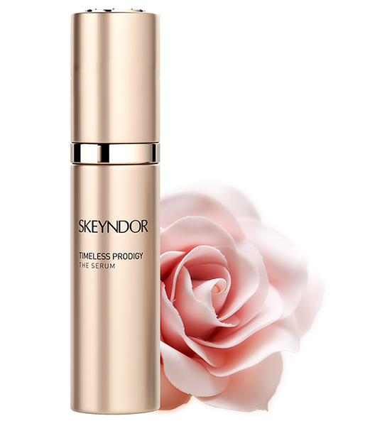 The Serum, a product in Skeyndor’s new Timeless Prodigy range, uses a <br>50ml Yonwoo airless pack from Quadpack