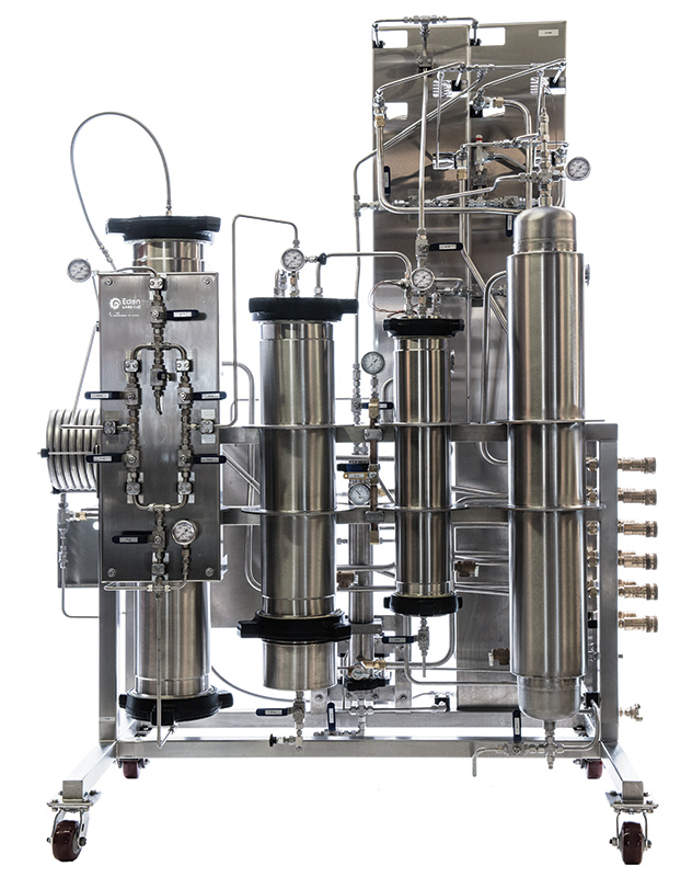 During supercritical fluid extraction with water, temperatures can reach 373°C and pressure builds up to 3,191 psi