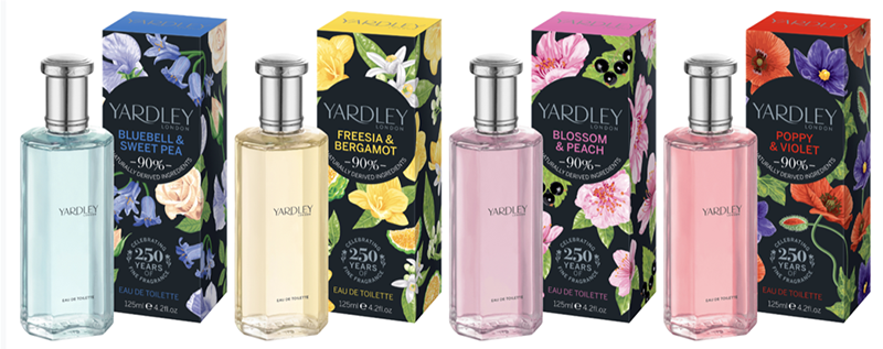Yardley London celebrates 250 Years with new Contemporary fragrance Collection