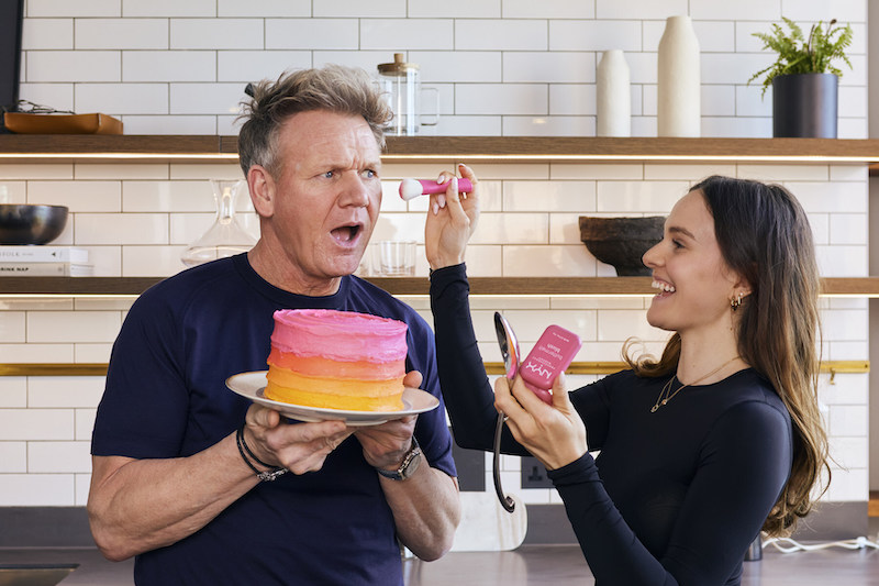 Gordon Ramsay takes the cake with NYX beauty collab