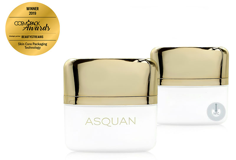 Asquan Group wins at Cosmoprof with innovative NFC Technology