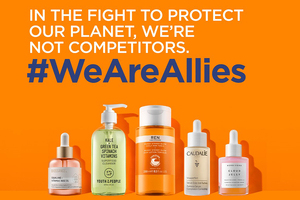 Beauty brands are collaborating with the competition to help save the planet