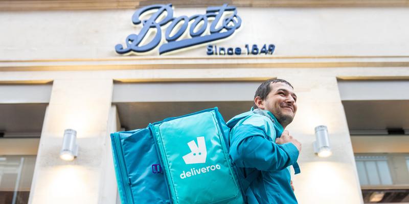 Boots rolls out Deliveroo partnership to 125 UK stores
