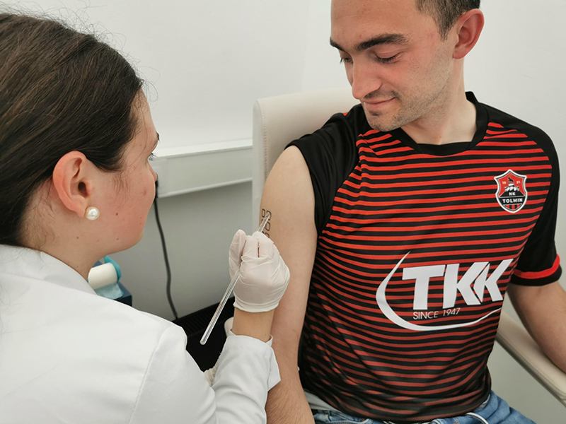 CE.way donates all earnings from cosmetic testing services to Tolmin Football Club