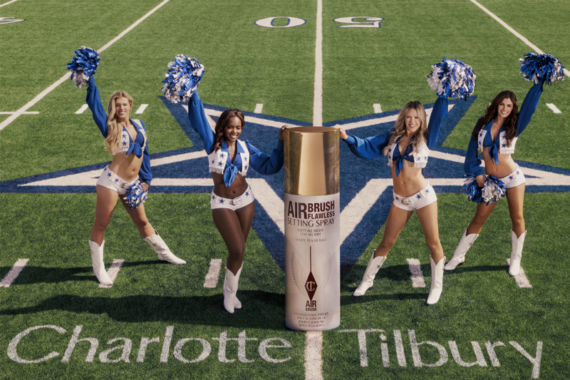 Charlotte Tilbury partners with the Dallas Cowboys Cheerleaders in first US sport tie-up