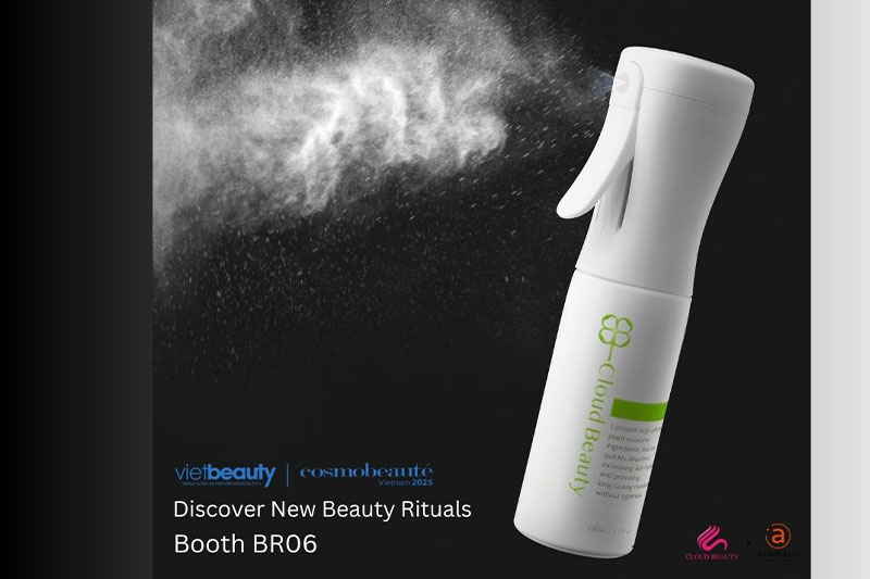 Cloud Beauty is set to participate in VIETBEAUTY and COSMOBEAUTÉ VIETNAM 2025 at booth BR06, bringing fresh beauty rituals