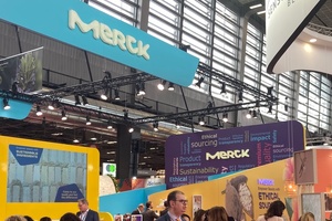 Cosmetics Business Stand Side with Merck
