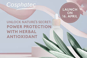 Cosphatec reveals new natural ingredient with powerful protection properties for formulation and skin