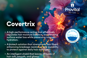 Covertrix, the bio-intelligent shield for personalised hair care