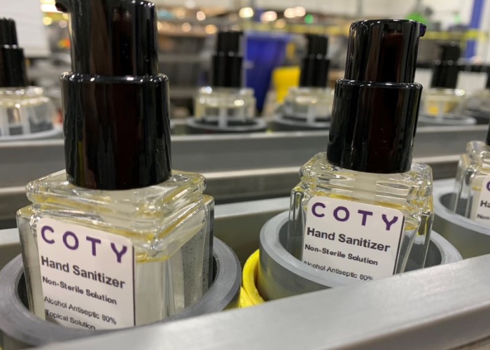 Covid-19: Coty joins industry rivals to begin hand sanitiser production 