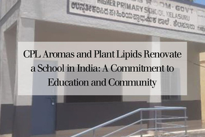 CPL Aromas and Plant Lipids renovate a school in India