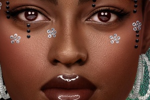 Drest collaborates with experimental beauty brand Bakeup on avatar make-up looks
