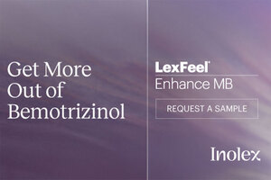 Elevate UV filter bemotrizinol with LexFeel enhance MB from Inolex
