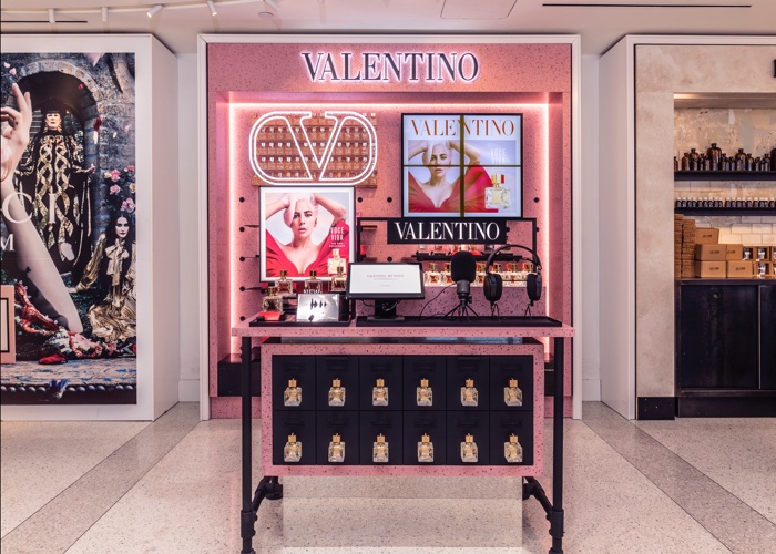 First global Valentino Beauty flagship opens in JFK airport
