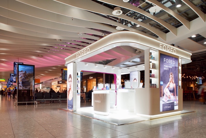 Foreo pop-up lands at Heathrow 